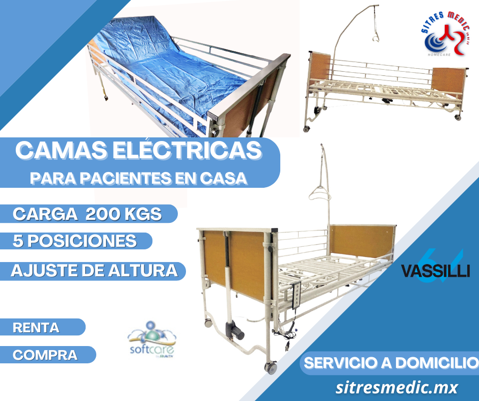 Renta de cama eléctrica para pacientes en casa