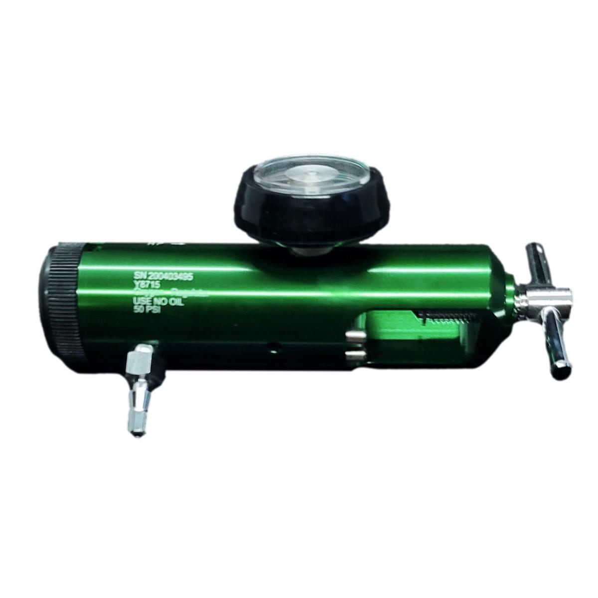 Regulador Click Corto Para Control De Oxígeno Tanque Tipo E.