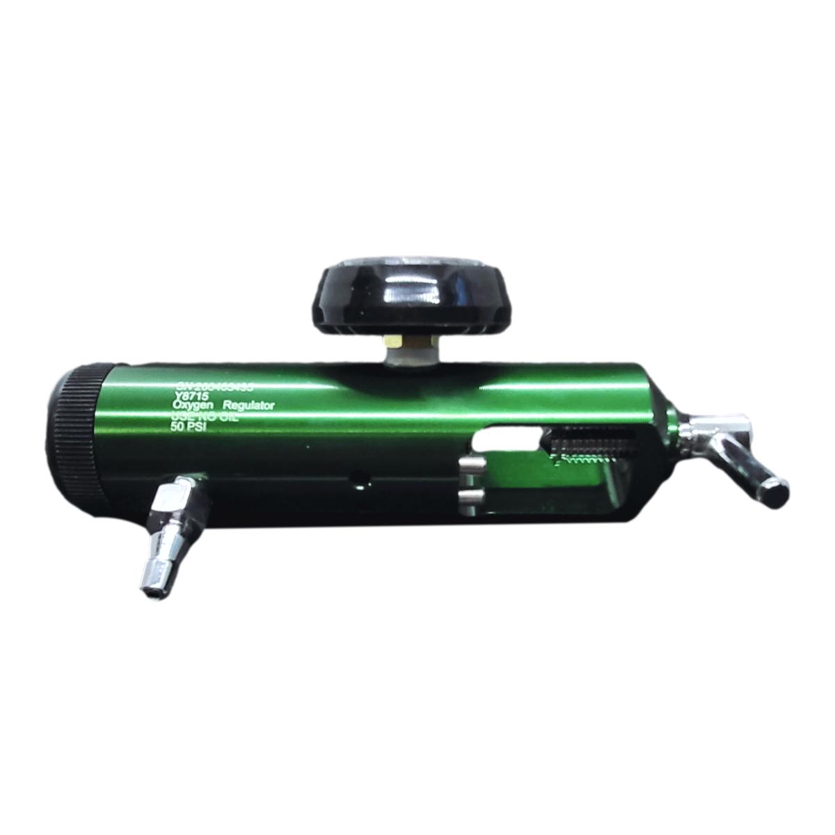 Regulador Click Corto Para Control De Oxígeno Tanque Tipo E.