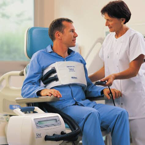 Renta de Chaleco percutor de alta frecuencia The vest 105 Hill-Rom.