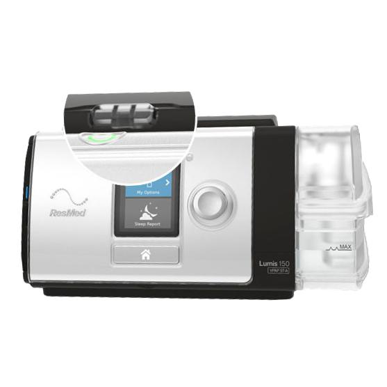 BIPAP ST-A Resmed S10 AirCurve, mascarilla y tubo. (seminuevo)