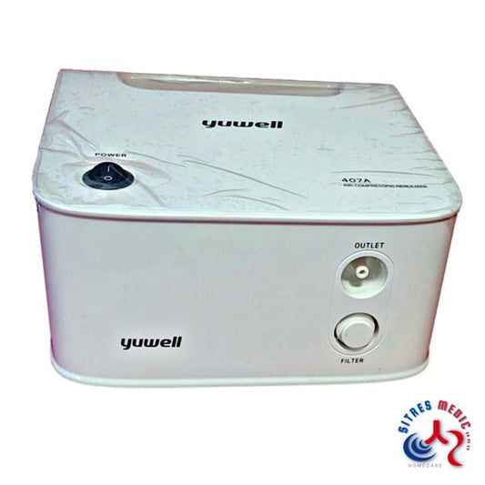 Nebulizador De Compresor Yuwell 407a Blanco.